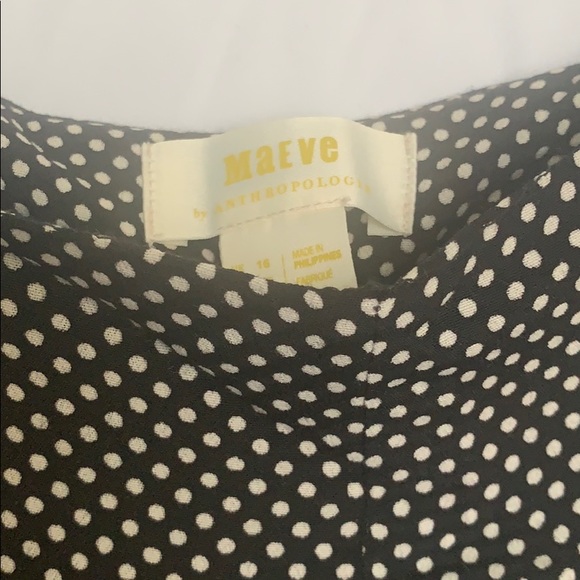 Maeve Black and White Wide Leg Pants - Picture 2 of 6